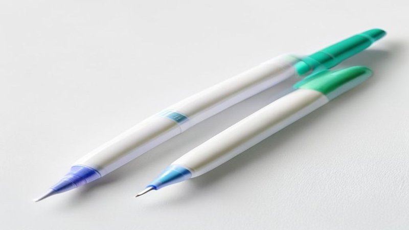 Two injection pens side by side representing semaglutide and tirzepatide weight loss medications available in South Africa